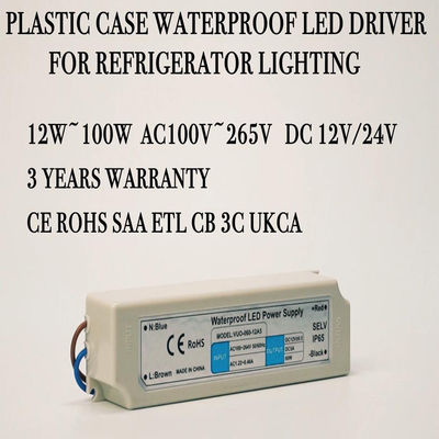 Fuente de alimentación de la tira de Constant Voltage Output 24V LED 60w para el refrigerador del refrigerador