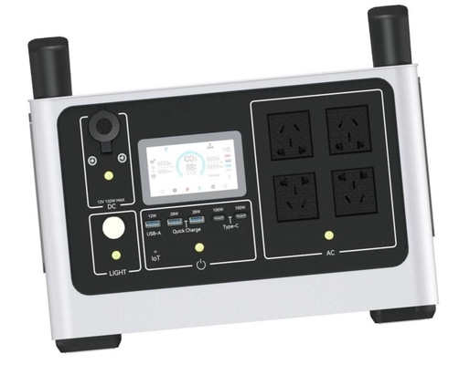 generador portátil de la energía solar de onda sinusoidal de la CA 110V/220V de 2000w 1440Wh de la estación pura de la energía