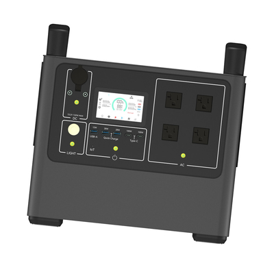 central eléctrica portátil de la batería pura de la onda sinusoidal LiFePO4 de 2000w 110V/220V
