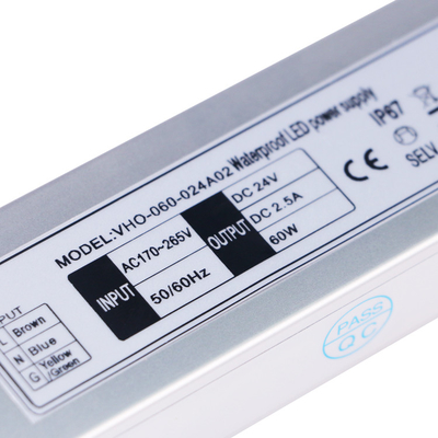 Luz de tira al aire libre resistente al calor de For LED del conductor de la fuente de alimentación de la luz de 60W LED