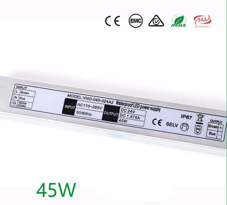 24V al aire libre interior Constant Voltage Driver, transformador delgado de la CA DC para las luces LED
