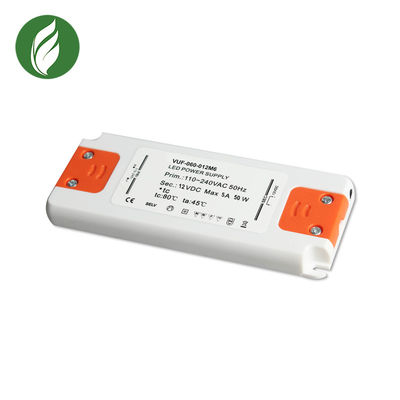 Peso ligero ultra fino del conductor IP20 del EMC 12V 5A LED para las luces de tira