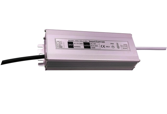 8.33A ultraligero fuente de alimentación al aire libre de 12 voltios, Constant Voltage Driver impermeable