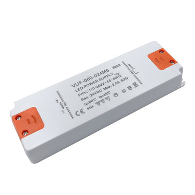 Accesorios ultra finos de la iluminación de la CA del conductor 24V de la prenda impermeable 60W LED de Driverfix