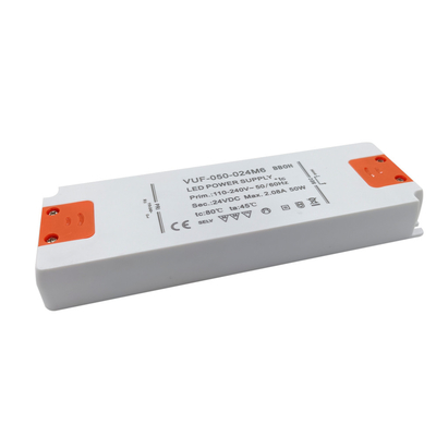 fuente de alimentación de 50w LED 24v que enciende el conductor del Super Slim LED de los accesorios
