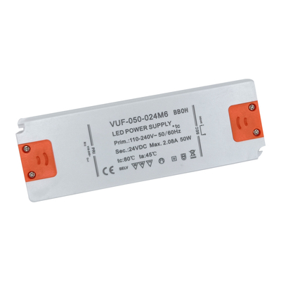 fuente de alimentación de 50w LED 24v que enciende el conductor del Super Slim LED de los accesorios