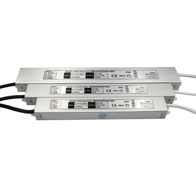 Fuente de alimentación impermeable delgada del LED IP67 SAA Constant Voltage For Strip Light