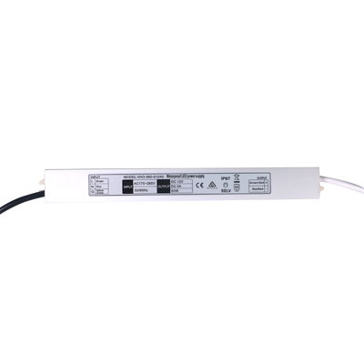 Conductor delgado de la fuente de alimentación LED de la prenda impermeable de IP67 LED para la luz de neón de la tira
