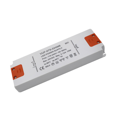 CA al estuche de plástico ultra fino de la fuente de alimentación de DC LED para el ODM del OEM del sitio del baño