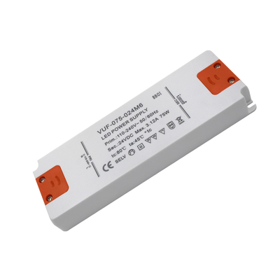 CA al estuche de plástico ultra fino de la fuente de alimentación de DC LED para el ODM del OEM del sitio del baño