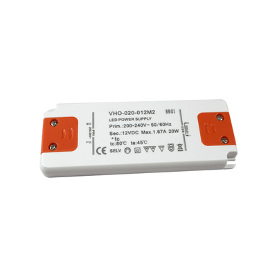 Conductor fino estupendo Power Supply 12V 20W Constant Voltage For Mirror Light del LED