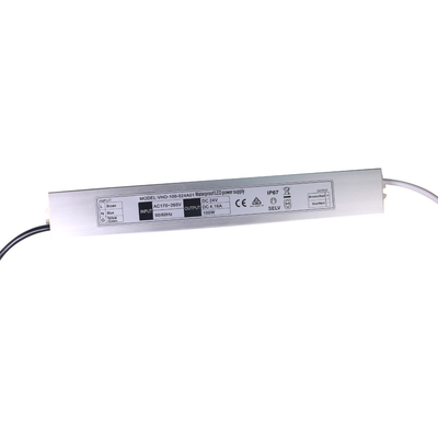 Uso al aire libre impermeable de la fuente de alimentación de IP67 24V 100W LED para la luz de tira