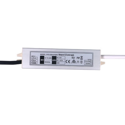 CE impermeable SAA de la fuente de alimentación del Super Slim LED 20w 12V Constant Voltage For Strip Light