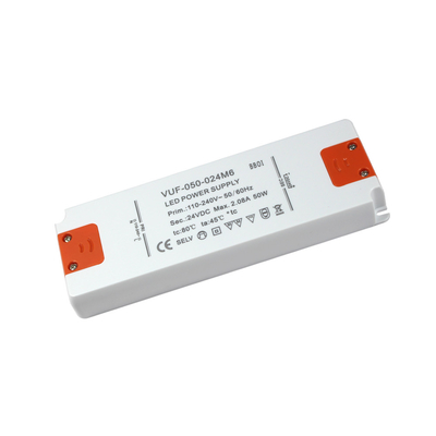 Estuche de plástico ligero interior IP20 del conductor 24V 50W de Constant Voltage LED