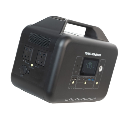 batería de almacenamiento portátil al aire libre de energía de la central eléctrica de la onda sinusoidal pura 220V 1000W 1440Wh