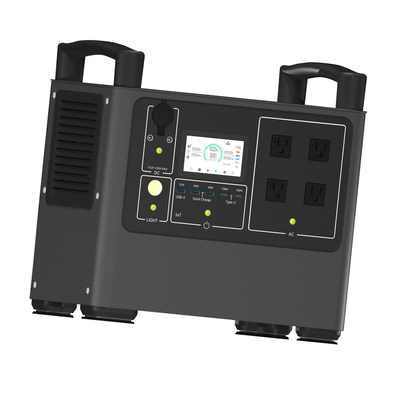banco portátil del poder de la onda sinusoidal pura de la energía 110V 220V del hogar de 2000W 1920Wh LiFePO4 solar