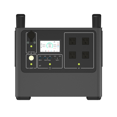 central eléctrica portátil pura de la batería solar de la onda sinusoidal de 2000w 110V/220V con el panel solar