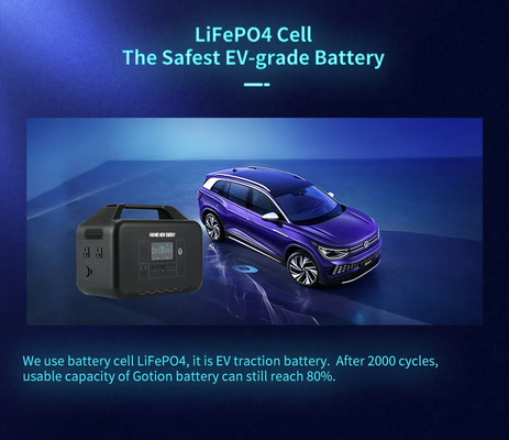 Central eléctrica portátil al aire libre del banco 1000W del poder de batería de 220v 1008wh LiFePO4