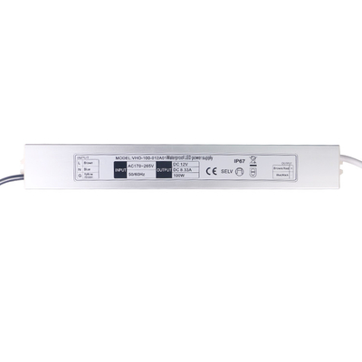 La fuente de alimentación LED impermeable Ip67 12V 100W llevó el conductor para la luz al aire libre