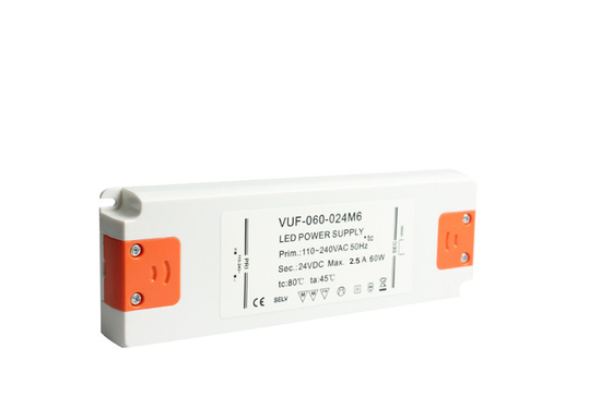 Conductor ininflamable Ballast Anti Insulation de la CA LED de RoHs 60W 24V