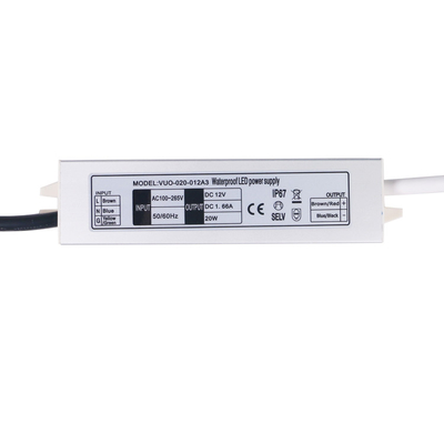 Conductor electrónico impermeable ultraligero 1.67A 20W de 12V DC LED resistente al calor