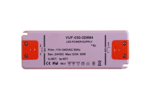 CA ultra fina 110V 240V del conductor de 30W 1.25A LED a DC 24V para las luces del gabinete