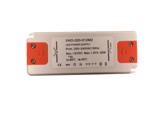 Luz ultra fina impermeable de los muebles de Power Supply For del conductor de 12V 1.7A LED