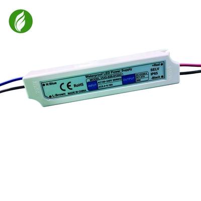 estuche de plástico del conductor 24V de la luz de tira de 20W 830mA LED para el refrigerador