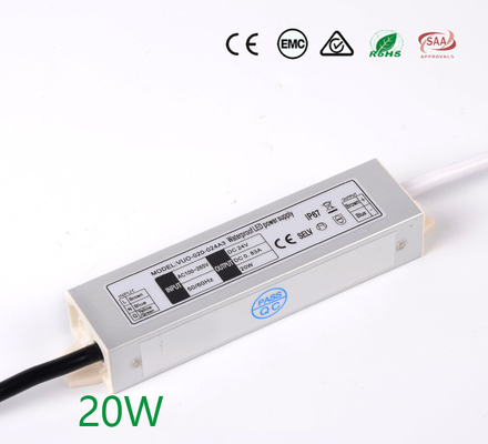 conductor electrónico impermeable ligero Power Supply de 20W LED 132x30x20m m