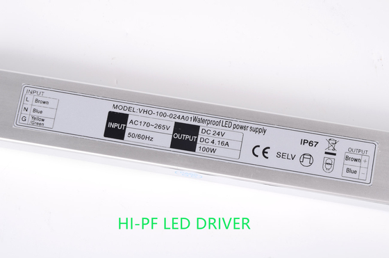 Prenda impermeable al aire libre 100W del conductor IP67 del EMC Constant Voltage LED