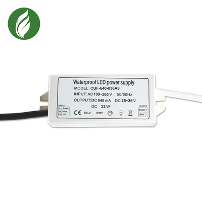 RoHS 640mA LED Constant Current Power, conductor ligero de la luz de inundación