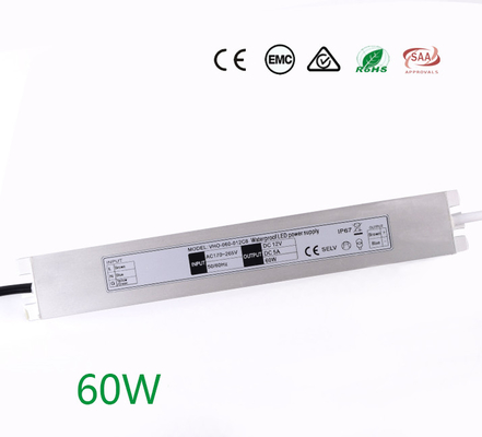 Aislamiento anti delgado del conductor 12V 60W 5A del modo LED de la transferencia de RoHS