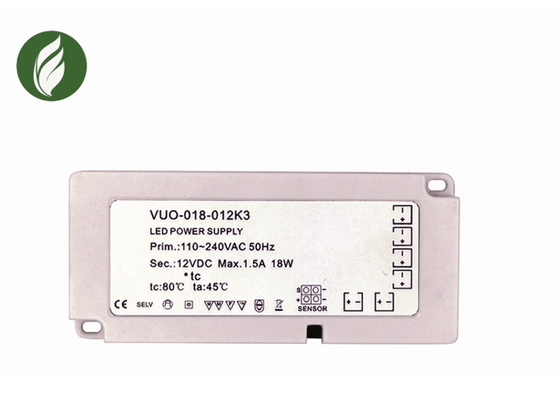 Sentido múltiple de SAA debajo del conductor 12V 18W del gabinete LED ignífugo