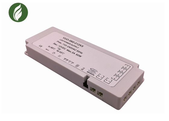 60W 5A ultra fino debajo del conductor Durable Anti Erosion del gabinete LED