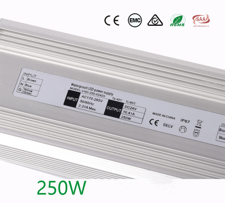 Conductor electrónico For Lighting Rainproof de la prenda impermeable anti LED de la humedad 250W