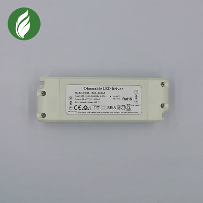 Fuente de alimentación ligera de Dimmable del triac IP20, conductor de la tira de 1500mA Dimmable LED