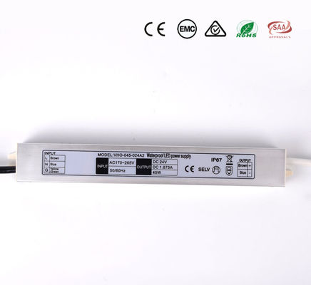 24V al aire libre interior Constant Voltage Driver, transformador delgado de la CA DC para las luces LED