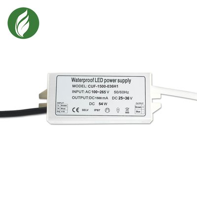 Conductor ultraligero de la luz de inundación de RoHS LED, 1500mA LED Constant Current Power Supply