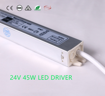 peso ligero ultra delgado al aire libre de la fuente de alimentación de la tira de 1.88A 24V LED