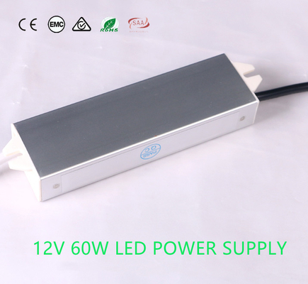 fuente de alimentación al aire libre ligera 60W 24VDC, conductor a prueba de humedad del CV LED