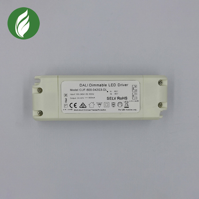 conductor impermeable 24V 42V DC de 600mA Dali Dimming LED ultraligero